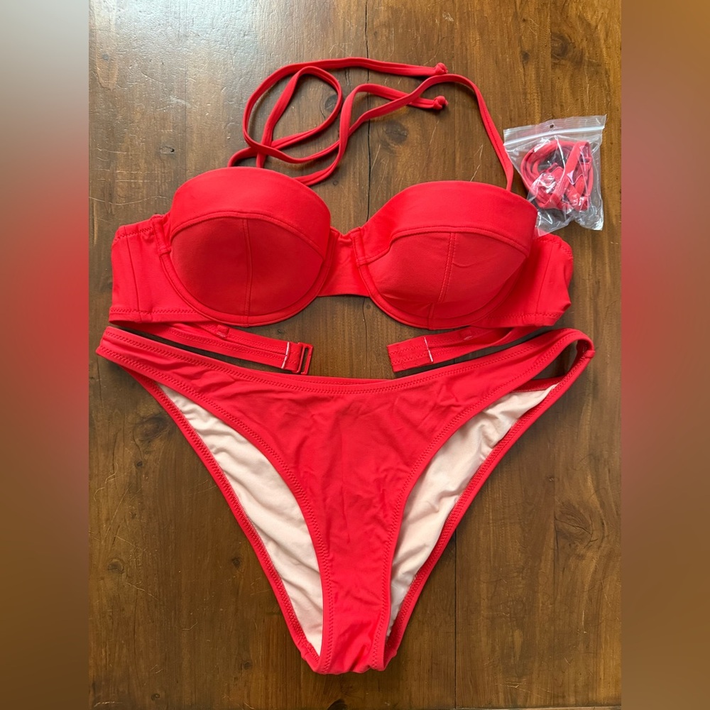 Victoria's Secret Bold Red Bikini Set